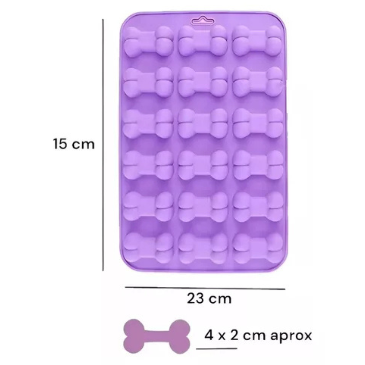 Moldes de Silicona de Forma de Huesitos.